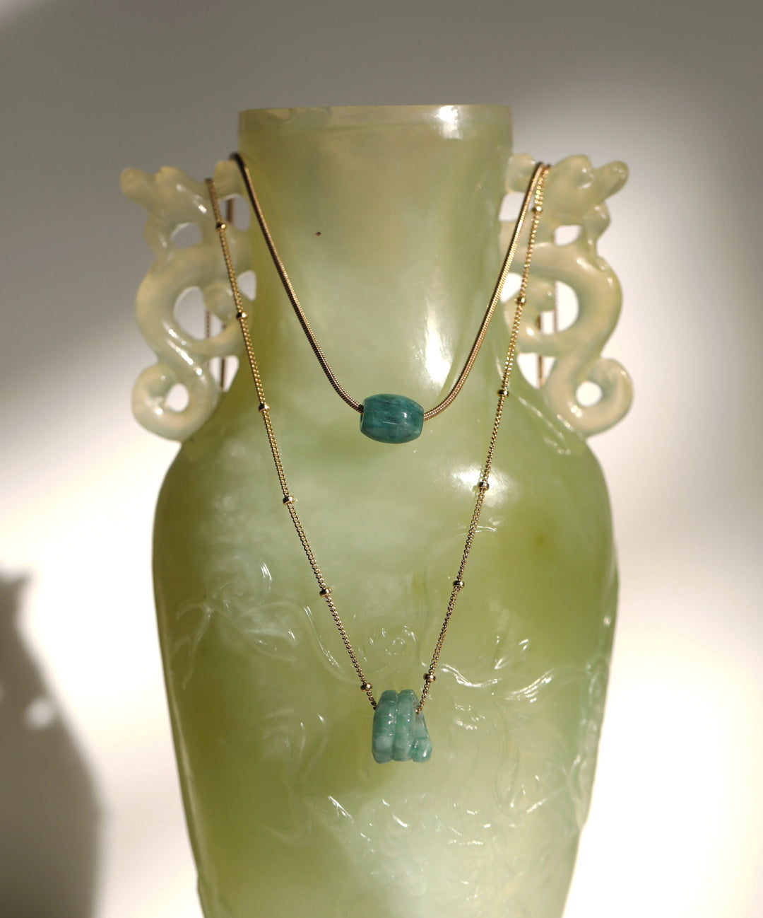 Year of The Snake Jade Necklace