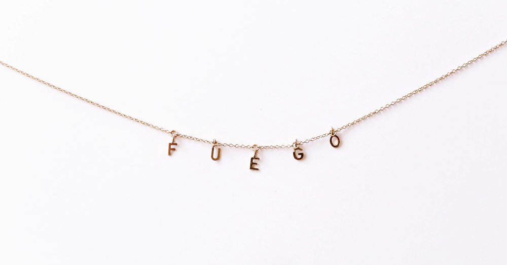 Custom Multiple Initial Necklace